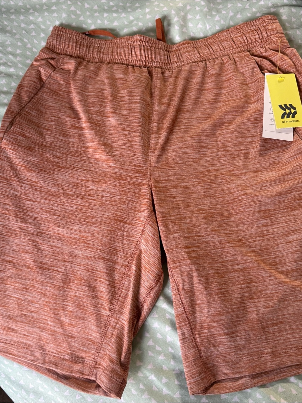 all in motion Rust Heather Men's Athletic Shorts
